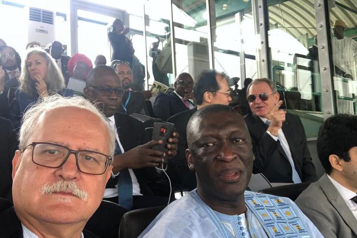 Mr Ebrima Faal, Director for the Nigeria Country Office. [Twitter/@e_faal]