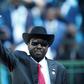 The peace deal calls for a unity government between South Sudan President Salva Kiir (C) and rival Riek Machar