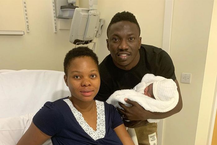Oghenekaro Etebo and wife, Isi (Instagram/Etebo)