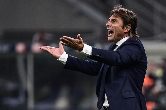 Inter Milan coach Antonio Conte won three Serie A titles as Juventus coach.
