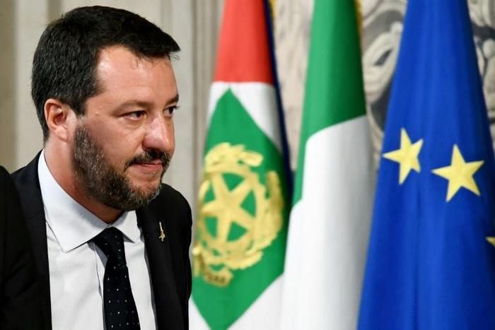 Italian Interior Minister Matteo Salvini, pictured August 22, 2019, refused entry to the migrant rescue ship the Eleonore