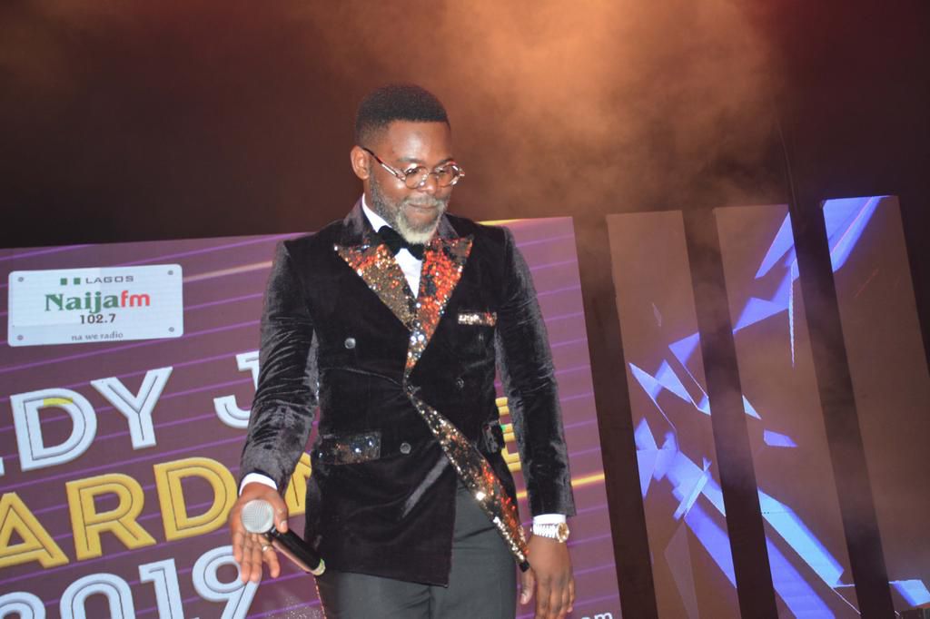 Pa Sunday Omobolanle, aka Papi 'Luwe honoured at 2109 Naija FM 102.7 Comedy Jam and Award Night