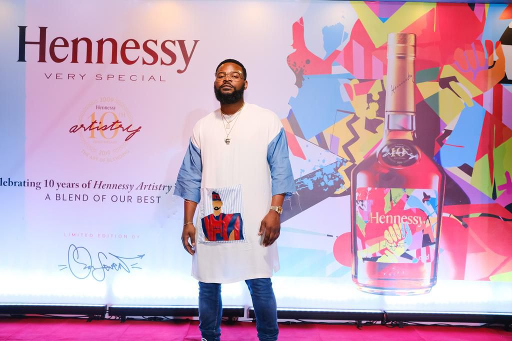 The unveil of the Hennessy Artistry 10th limited edition bottle with Carafe by Osa Seven