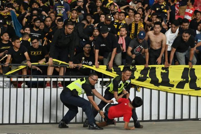 Malaysian fans were threatened and pelted with projectiles during the visiting side's 3-2 win in Jakarta last month