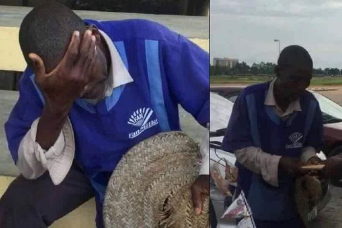 Grateful man gifts GHc10k cash to yoghurt seller who gave him free yoghurt 30 years ago