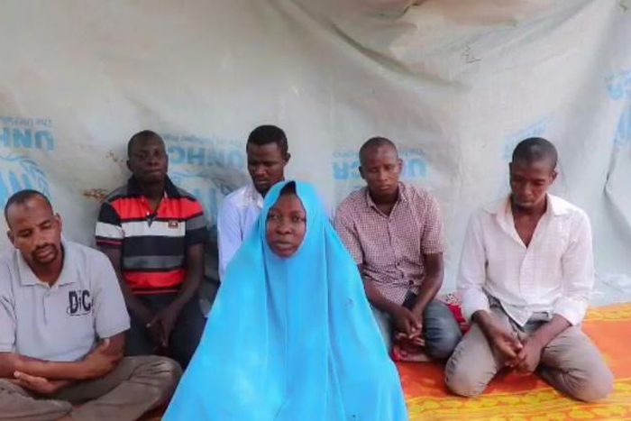A July 2019 video released by the Islamic State West Africa Province (ISWAP) purportedly shows a female Action Against Hunger (AFC) employee and her five male colleagues that the jihadists kidnapped in northeast Nigeria