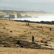 People on the beach Monday at Capbreton, southwestern France, where packages of cocaine have been found in recent days.