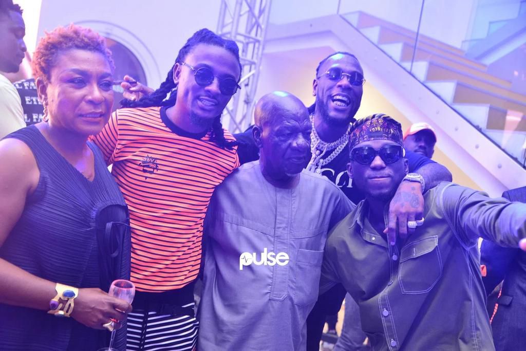 Burna boy and grandpa