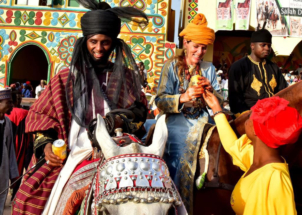 Malta Guinness lights up the Durbar festival at Zazzau Emirate. (Malta Guinness)