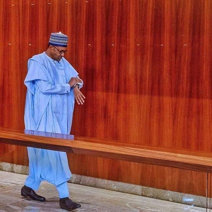 President Muhammadu Buhari [Twitter/@BashirAhmaad]