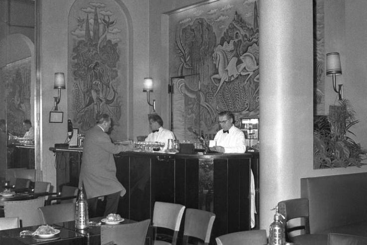 The Ritz bar pictured in 1961