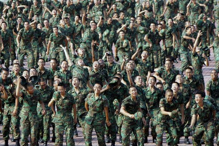 All Singaporean men aged 18 must serve two years in the military, the police or the emergency services