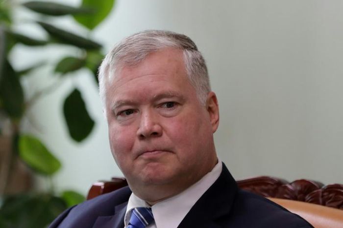 Stephen Biegun, the US envoy on North Korea and nominee to be deputy secretary of state, seen here in June 2019, has called on North Korea to step up its representation in talks