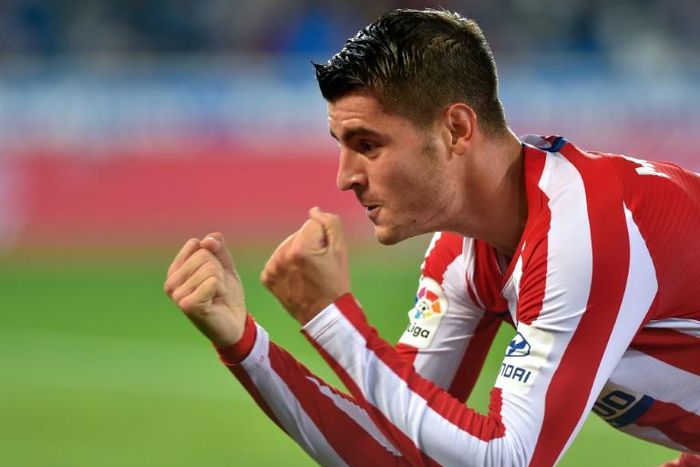 Alvaro Morata has scored six goals in six games for his club Atletico Madrid.