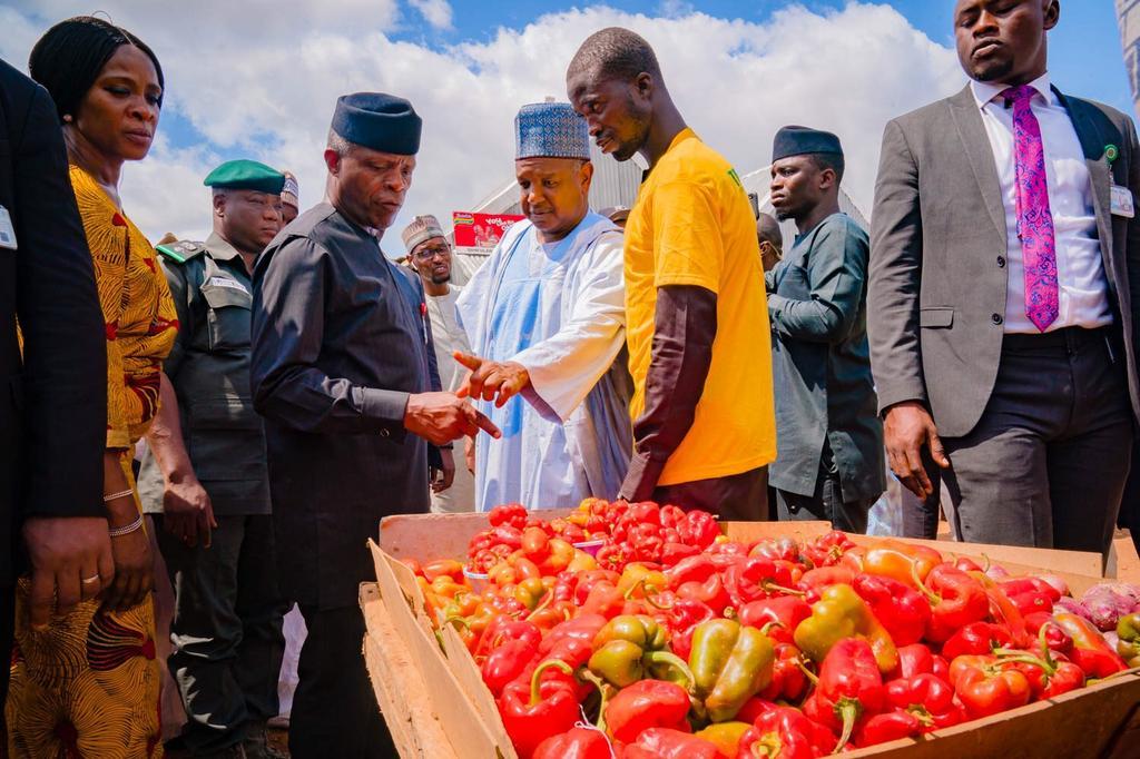 Vice President Yemi Osinbajo says the Federal Government will take 100 million Nigerians out of poverty in the next 10 years [Twitter/@NGRPresident]