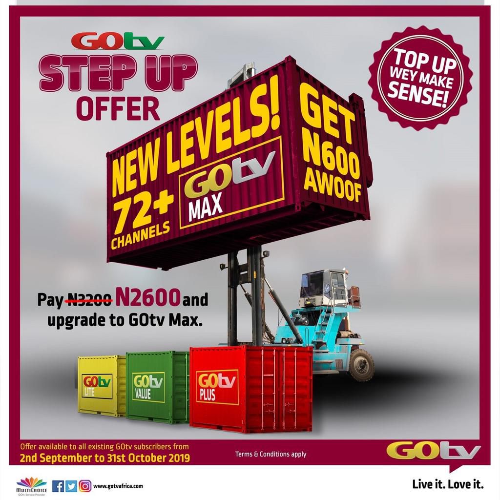 GOtv Step Up Offer