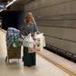 This handout video frame grab from the Los Angeles Police Department shows a homeless woman singing opera in the Los Angeles metro on September 26, 2019
