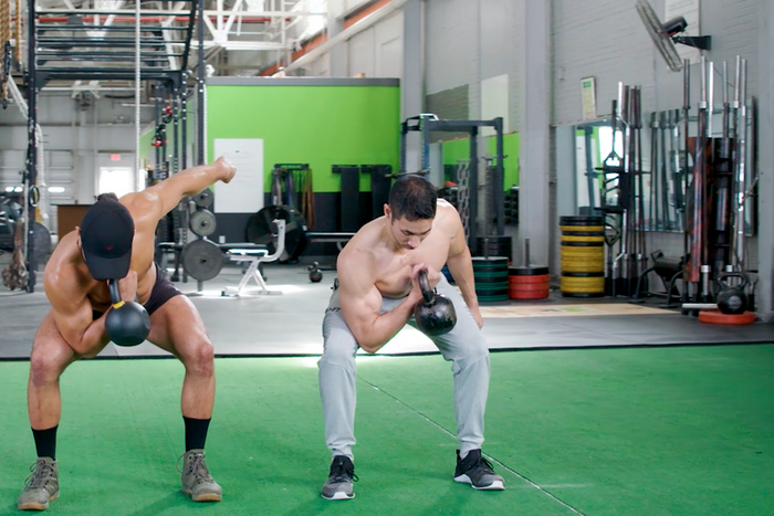 Blow Up Your Arms With Just One Kettlebell