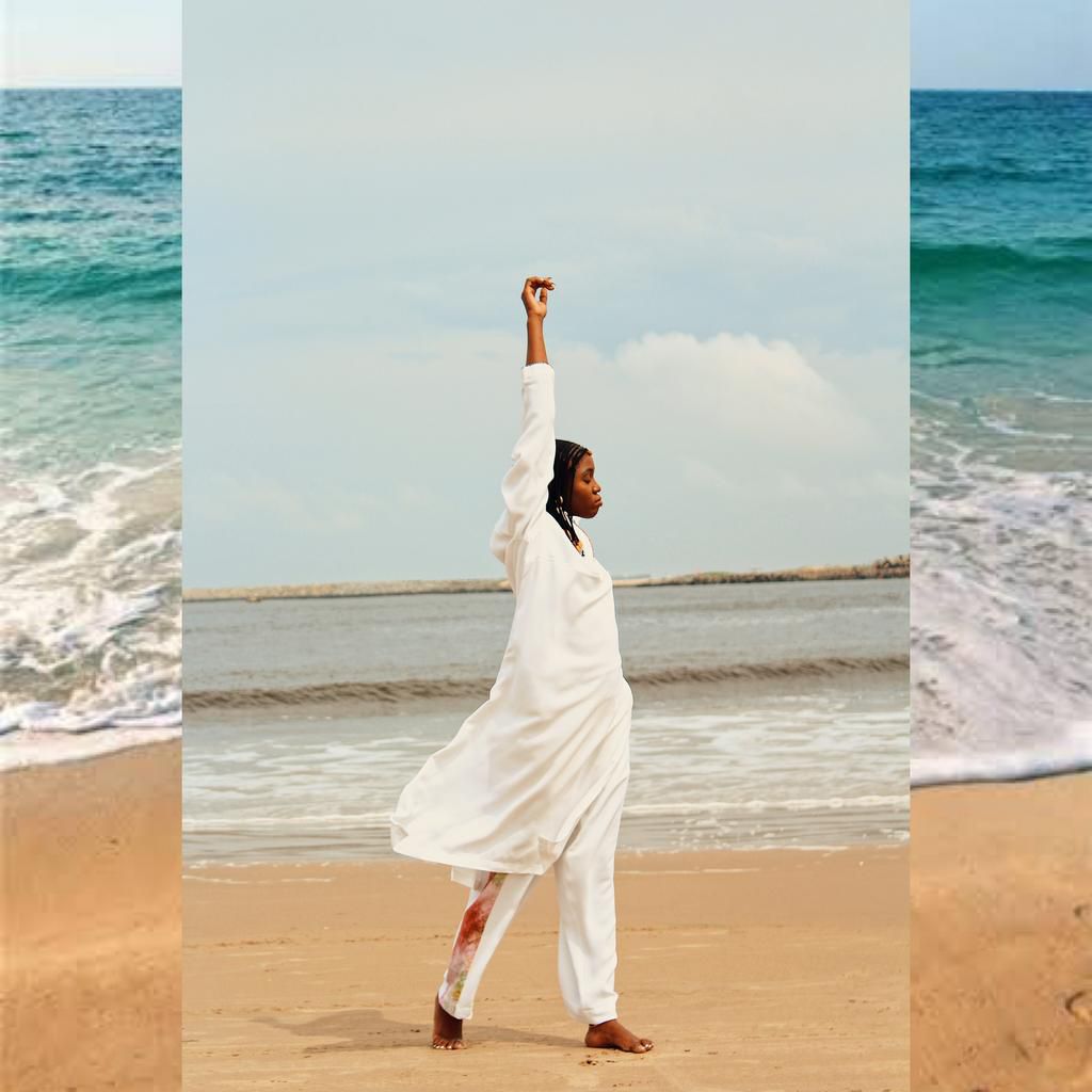 Henri Uduku presents their adire-laden Ja ARA E Resort‘19 Collection [Credit: Henri Uduku]