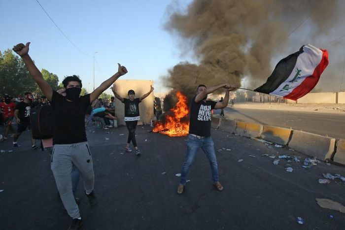 Iraqi authorities initially blamed "unidentified snipers" for protest deaths, but later acknowledged the military had used excessive force