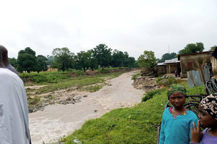 Damaged waterways in Saturday’s flood in Minna (NAN)