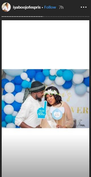 The news of the arrival of her baby was announced on Iyabo Ojo's Instagram page on Thursday, August 15, 2019 [Instagram/IyaboOjo]