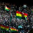 Protests have erupted on both sides of the dispute over the election result