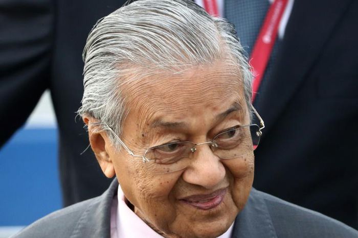 Malaysia's Prime Minister Mahathir Mohamad, seen here in September 2019, has criticized the international use of sanctions