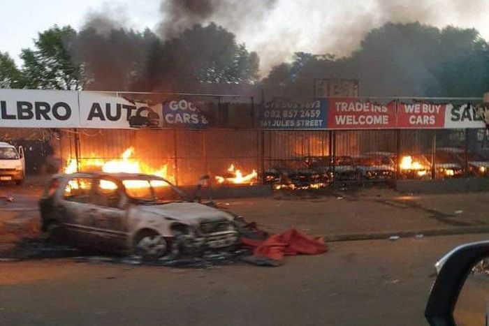 Businesses owned by Nigerians were looted and vandalised in South Africa [NAN]