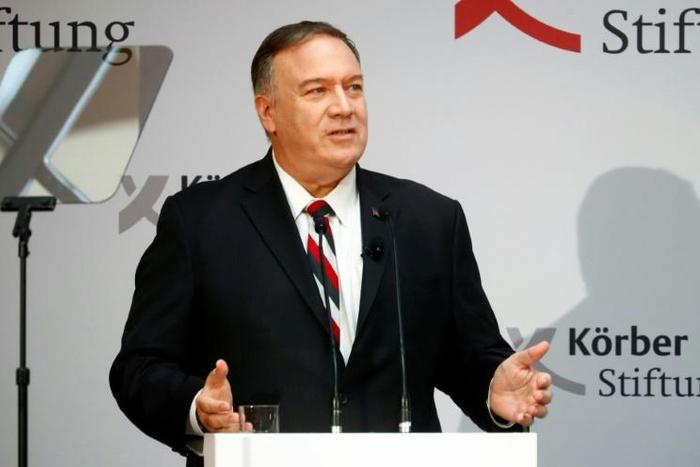 Pompeo's visit came as Germany prepared to mark three decades since November 9, 1989, when the Berlin Wall came down