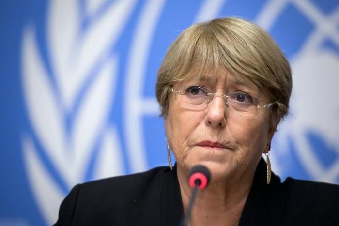 UN Human Rights High Commissioner Michelle Bachelet (pictured September 2019) received reports that at least 17 people had been killed in connection with the protests that have rocked Bolivia