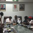 Minister of Labour and Employment, Dr Chris Ngige and his state counterpart, Dr Festus Keyamo during negotiation with Labour leaders over the consequential adjustment to the new Minimum Wage.  [Twitter/@fkeyamo]