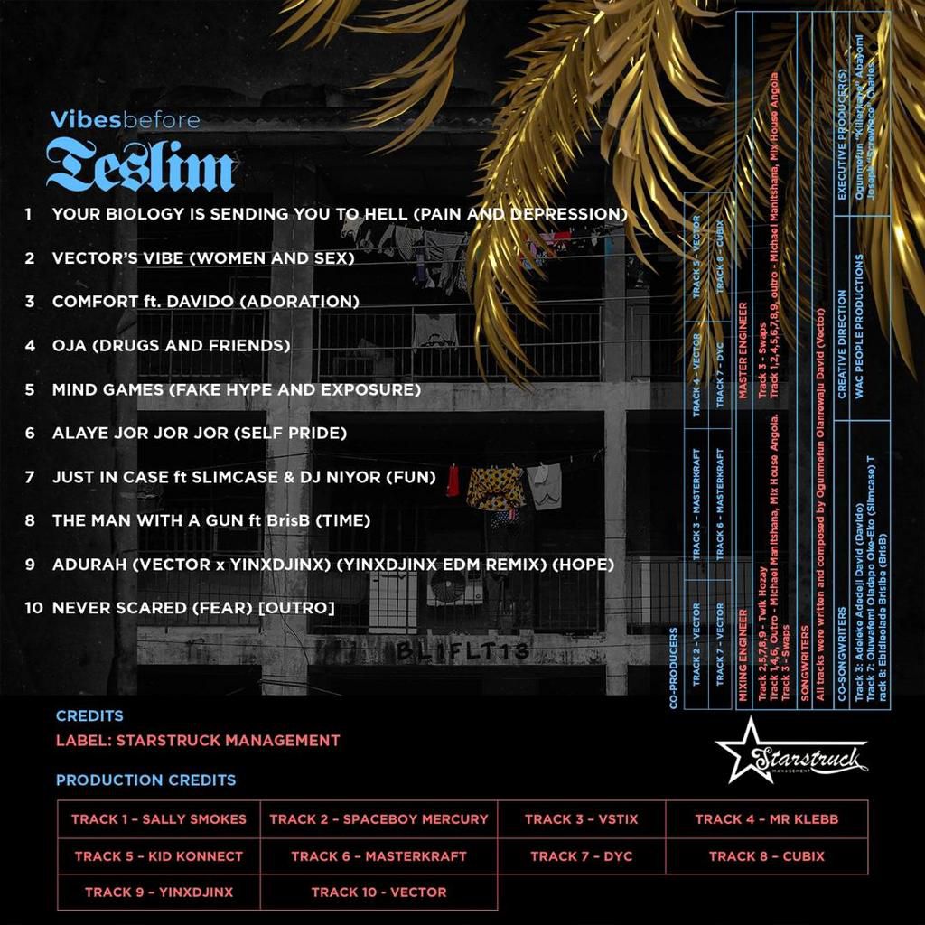 Vector releases 'Vibes Before TESLIM.' (Twitter/VectorThaVIPER)