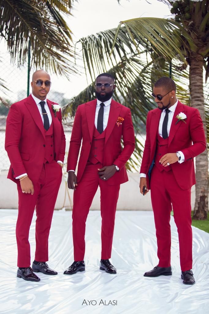 Stunning photos from nightlife king, Temidayo L. Kafaru (Lascatter's) top colourful wedding
