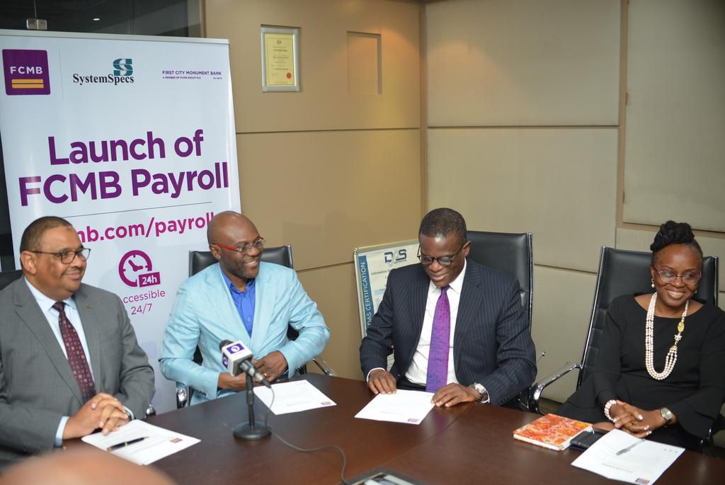FCMB and SystemSpecs sign MoU, launch a payroll solution for SMEs