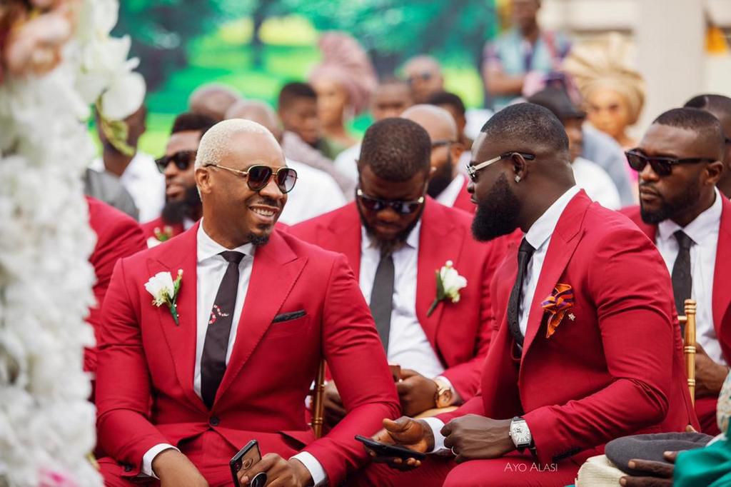 Stunning photos from nightlife king, Temidayo L. Kafaru (Lascatter's) top colourful wedding