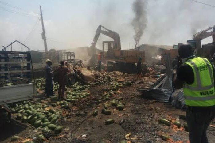 Ikosi-Isheri market in Lagos (HallaNaija Blog)