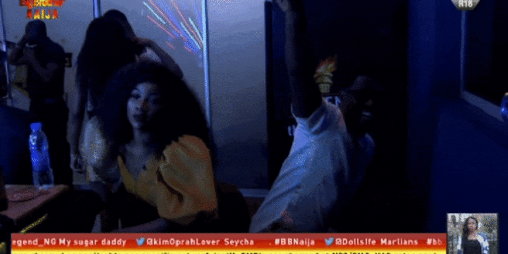 Tacha and Seyi made up at the 10th Saturday Night Party [Twitter/BBNaija]