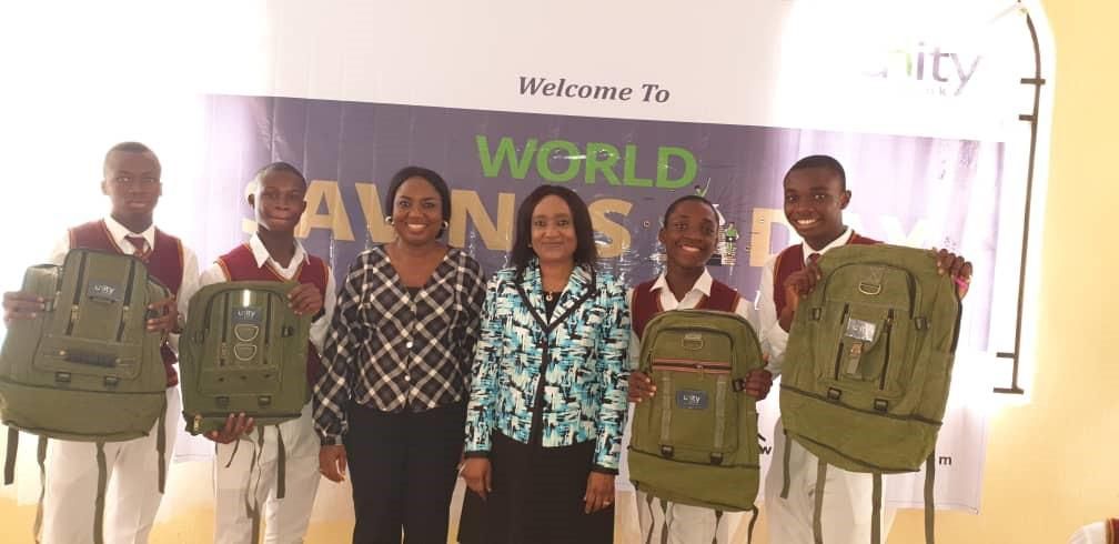 Unity Bank marks World Savings Day in secondary schools