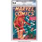 This image courtesy of Heritage Auctions shows a copy of Marvel Comics number one, the 1939 comic book considered the "Big Bang" of the Marvel Comics Superhero Universe
