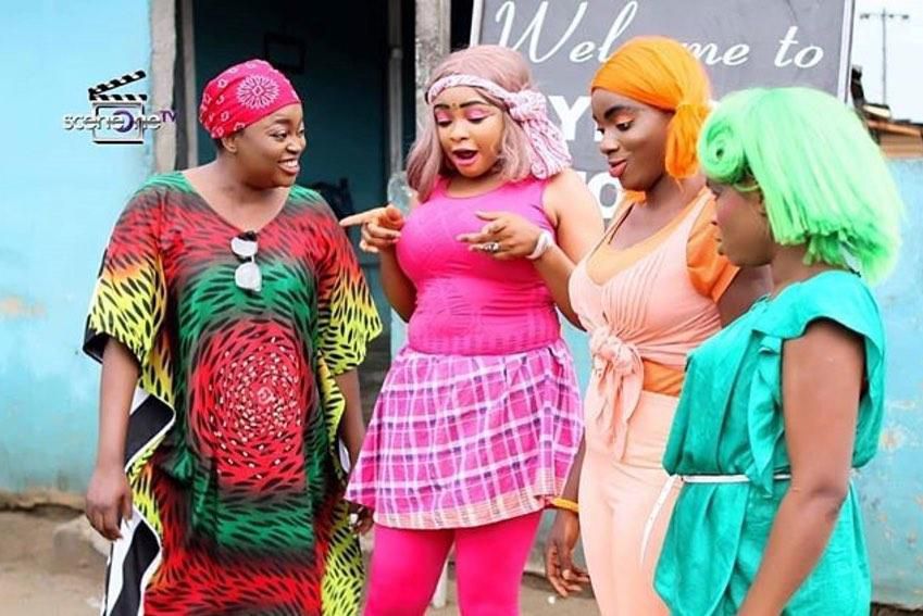 Scenes from Funke Akindele-Bello's 'Aiyetoro ' [Instagram/officialaiyetorotown]