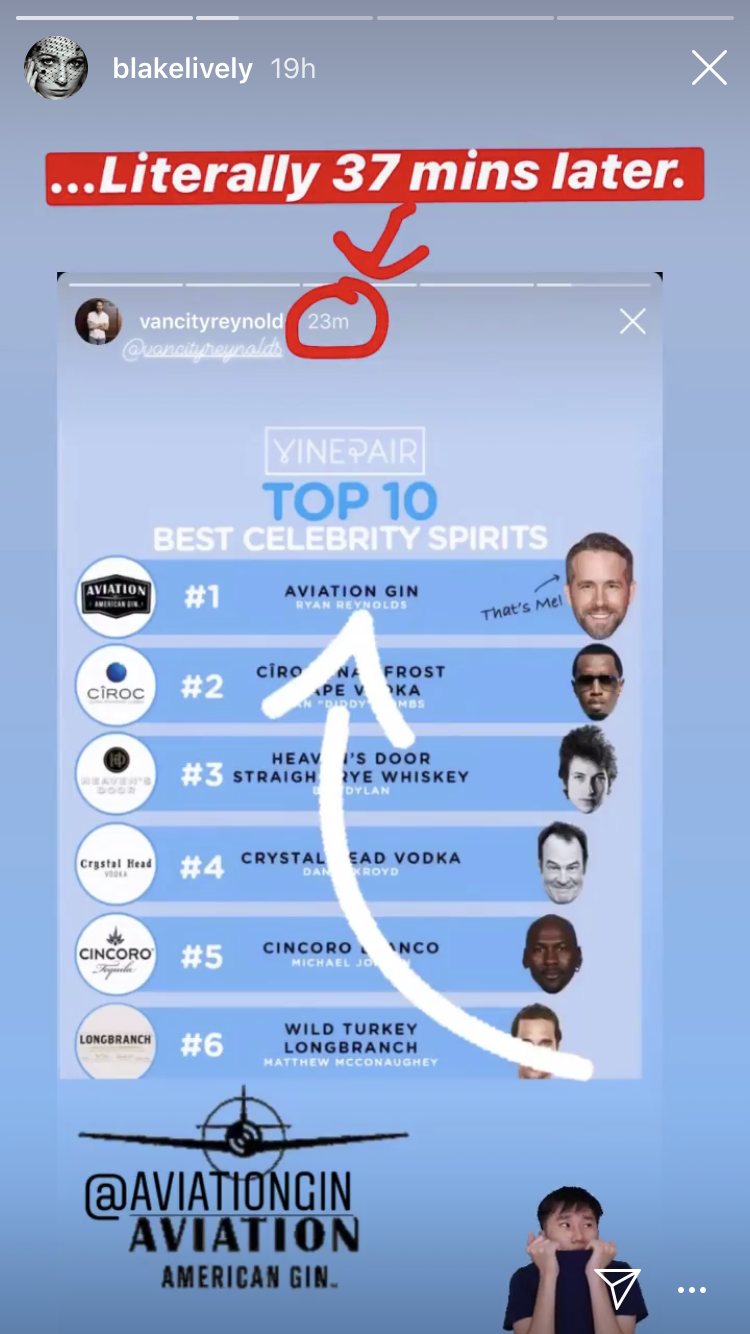 Blake Lively Trolled Ryan Reynolds After Bragging