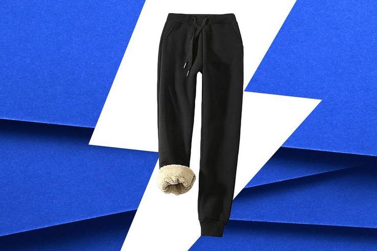 These Sherpa-Lined Joggers Are Crazy-Comfy