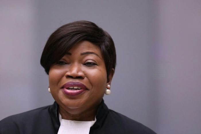 Prosecutor Fatou Bensouda says the International Criminal Court has information on the locations of three Libyan fugitives, including one of former dictator Moamer Kadhafi's sons