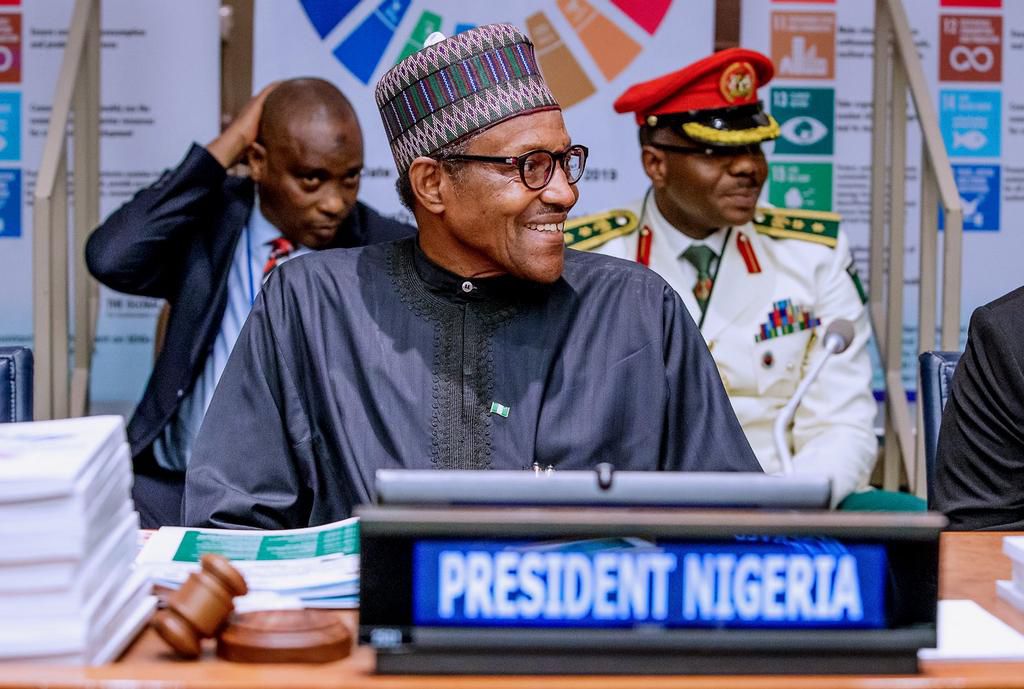 President Muhammadu Buhari [Twitter/@BashirAhmaad]