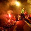 Red Star Belgrade fans' stunts, including a refurbished T-55 tank at their stadium, have increased tensions with football fans in Croatia, who have responded with their own