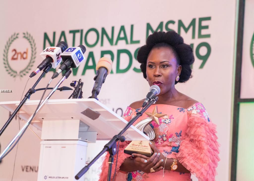 Tara Fela-Durotoye gets National Recognition Award from Vice President of Nigeria