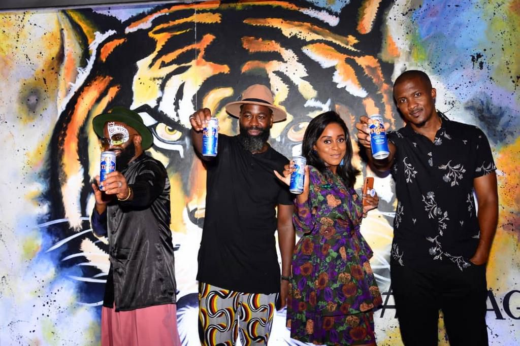 Noble Igwe, ShowDemCamp, Teddy A and Waye uncage Tiger’s new 33cl sleek can