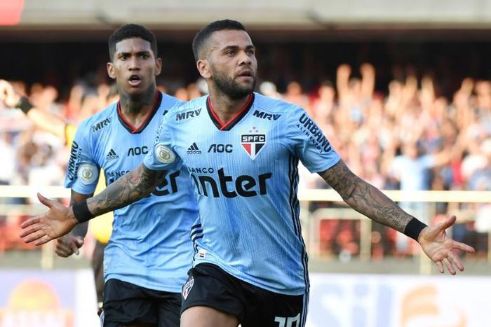 Dani Alves joined Sao Paulo in August after spells with some of Europe's top clubs