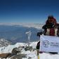 A picture released by Nirmal "Nims" Purja's Bremont Project Possible shows the climber on the summit of Gasherbrum II earlier in his quest to climb the world's highest 14 mountains This handout photo taken on July 3, 2019 and released by Nepali climber...